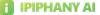 Green icon with a lowercase letter 'i' followed by the text 'IPIPHANY AI' in green gradient.